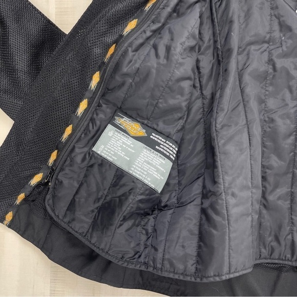 POWER TRIP men’s racing motorcycle jacket black L - Picture 8 of 11